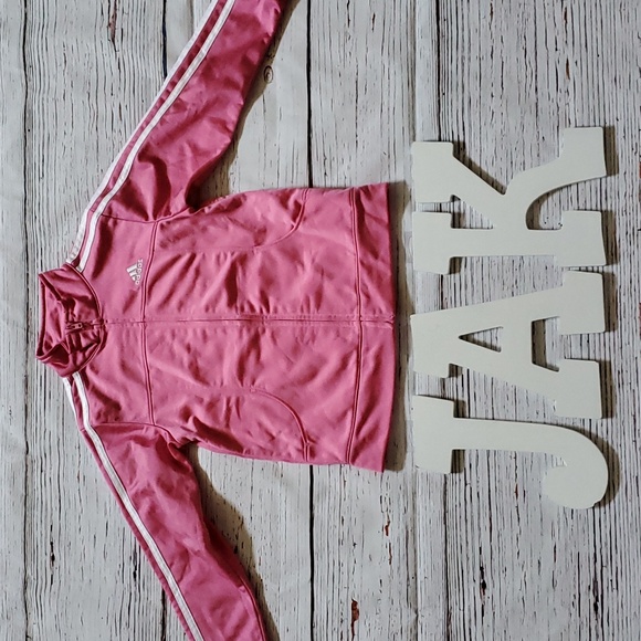 adidas Other - ADIDAS GIRLS PINK TRACK JACKET 👩💕